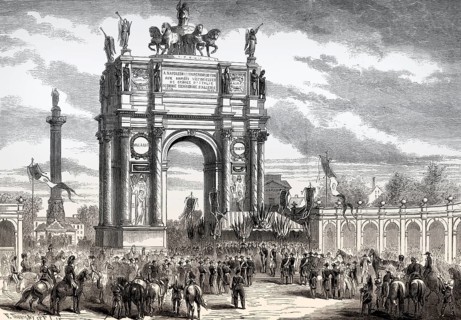 Inauguration of Boulevard du Prince-Eugène (now Boulevard Voltaire), Paris, France, December 7,