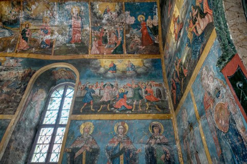 Krusedol Monastery, Frescoes and mural paintings, Vojvodina Province, Serbia