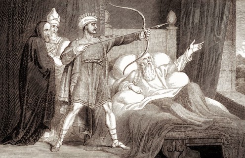 The death of Elisha, Old Testament, Hebrew Tanakh