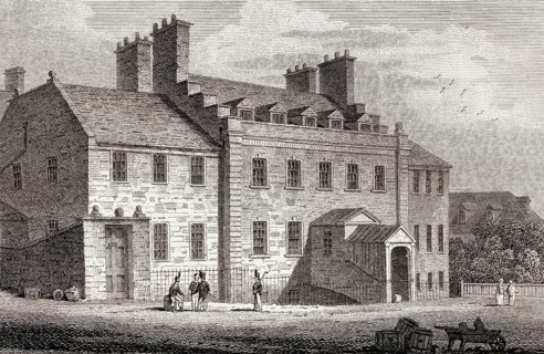 Edinburgh Castle, Governor's House, Edinburgh, Scotland, 19th century, Views in Edinburgh by J. & H