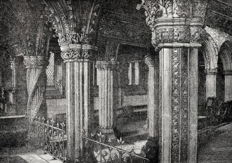 Rosslyn Chapel, Roslin, Scotland, 19th century