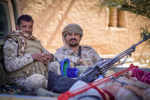 In Seiyun, Yemen on January 04, 2026, soldiers of the Yemeni Armed Forces take full control of the