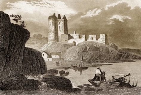 Ravenscraig Castle, Kirkcaldy, Schottland, Großbritannien, 19. Jahrhundert