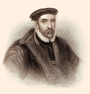 Sir Nicholas Bacon, 1510-1579, an English politician during the reign of Queen Elizabeth I of