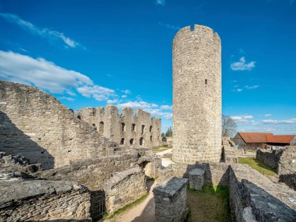 Wolfstein castle ruins, Neumarkt in der Upper Palatinate, Upper Palatinate, Bavaria, Germany