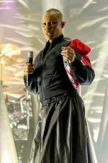 Deborah Anne Dyer aka Skin, singer of Skunk Anansie, live at the Columbiahalle in Berlin on