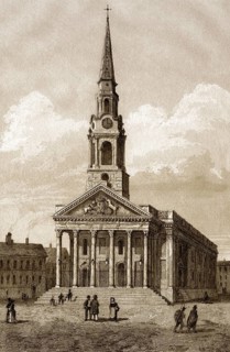 St. Martin-in-the-Fields, englisch anglikanisch, Trafalgar Square, City of Westminster, London, 18.