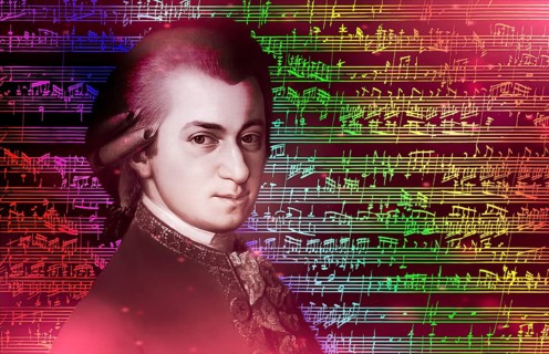Wolfgang Amadeus Mozart, 1756 – 1791, composer of classical music, First Viennese School, notesheet