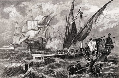 Hanseatic harbour, Germany, Europe, 16th century