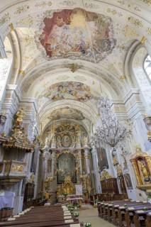 Baroque parish church, Waidhofen an der Thaya, Lower Austria, Austria