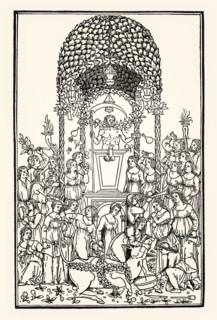 The Dream of Poliphilus, Illustration from Hypnerotomachia Poliphili by Francesco Colonna, 1499,