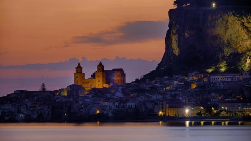 Otalia, Sicily, View of Cefalu, Cefalu, Sicily, Italy