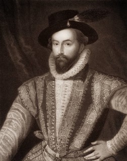 Sir Walter Raleigh, 1554 - 1618, an English aristocrat, writer, poet and explorer