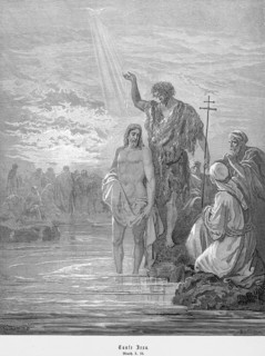 Baptism of Jesus, Jesus is baptized on the Jordan by John, Matthew, chapter 3, verse 15, will of