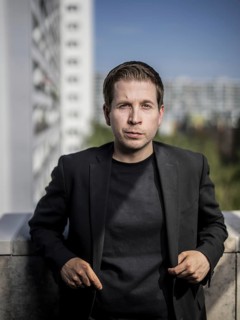 Kevin Kuehnert, SPD General Secretary, recorded in Berlin, 20/08/2024 during an interview