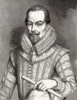Sir Walter Raleigh, 1554 - 1618, englischer Aristokrat, Schriftsteller, Dichter und Entdecker