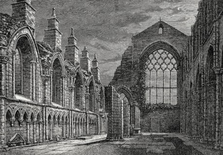 Holyrood Abbey, Edinburgh, Scotland, 18th century
