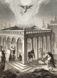 Miracle of Jesus at the Pool of Bethesda, 1853, digitally restored