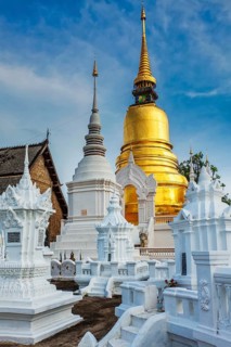 Wat Suan Dok (Buddhist temple (Wat). Chiang Mai, northern Thailand