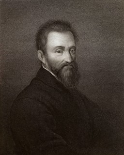 Michelangelo Buonarroti, 1475-1564, Italian painter, sculptor, architect and poet of the Italian