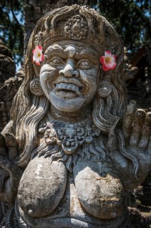 Female temple figure, Hinduism, Tradition, Bali, Indonesia