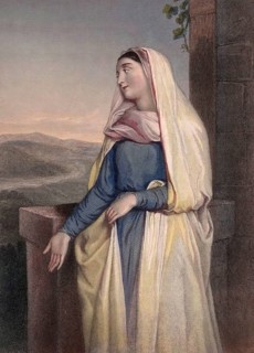 Elizabeth, mother of John the Baptist according to the Gospel of Luke, woman from the Old Testament
