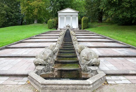 Gottorf Palace, Neuwerkgarten, palace garden, Schleswig, Schleswig-Holstein, Germany
