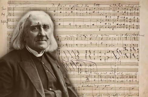 Portrait of Franz Liszt, 1811-1886, Hungarian composer, virtuoso pianist, photograph by Nadar,