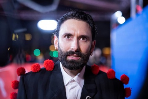 Tom Neuwirth alias Conchita Wurst on the Red Carpet in front of the premiere of the film The Blood