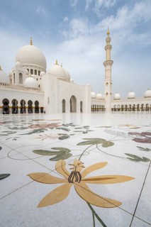 Sheikh Zayed Mosque, Sheikh Zayed Mosque, Courtyard, Abu Dhabi, United Arab Emirates