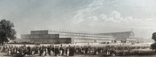 The Crystal Palace, Great Exhibition of 1851, Hyde Park, London, England, Great Britain