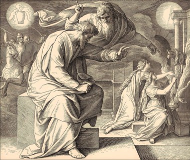 Jeremiah's Call, Old Testament, by Julius Schnorr von Carolsfeld