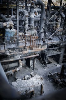 Annalena Bärbock (Alliance 90/The Greens), Federal Foreign Minister, visits a power plant destroyed