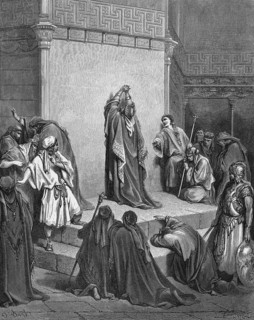 David mourns the death of Absalom, Second Book of Samuel, chapter 18, verse 32, Bible, Old