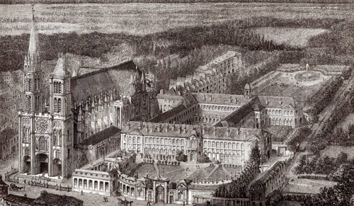 Maison d'éducation, Nebengebäude von Saint-Denis, Wald von Saint-Germain-en-Laye, Camp des Loges,
