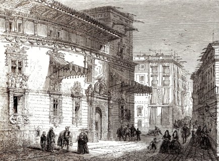 La casa Gralla, Barcelona, 18. Jahrhundert