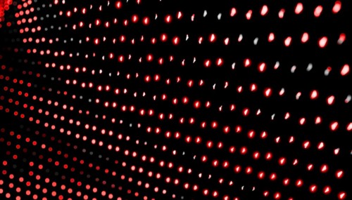 A captivating 3D render featuring abstract waves in a dark theme, inspired by Ethereum Red dots