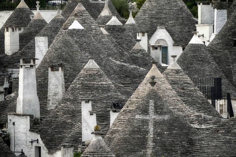 Europe, Italy, Alberobello, Trullidorf, Itria Valley, Puglia, Puglia, Italy