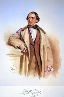 Dr Rudolf Frankel (1818-1880), doctor of the Imperial and Royal Hofburgtheater, Historical,