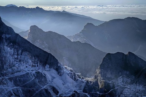 Natural stone, marble, Carrara marble, marble quarries, marble quarry, quarry, Carrara, Italy
