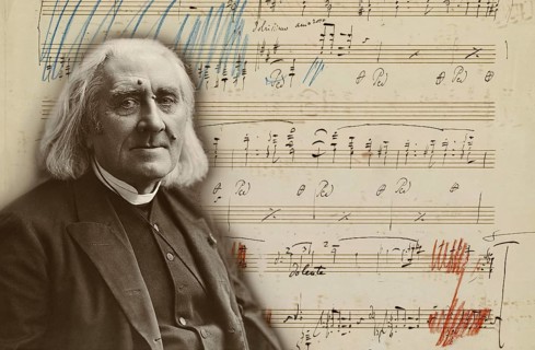 Portrait of Franz Liszt, 1811-1886, Hungarian composer, virtuoso pianist, photograph by Nadar,