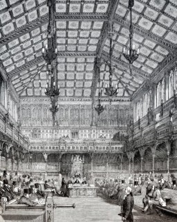 Das Unterhaus, London, England, 19. Jahrhundert