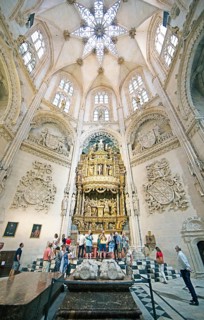 Chapel or Capilla de Los Condestables in the Cathedral of Santa Maria of Burgos, historic centre,