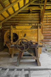 Museum of slovak village in Jahodnícky Hory, east of Martin, Slovakia. The Village Museum is the