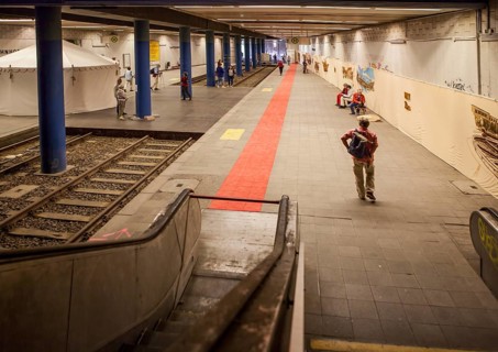 Kulturbahnhof, (cultural station), exhibition area at the former underground tunnel station of the