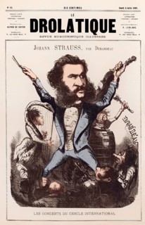 Title page of Le Drolatique, Johann Baptist Strauss II, 1825 – 1899, Austrian composer and