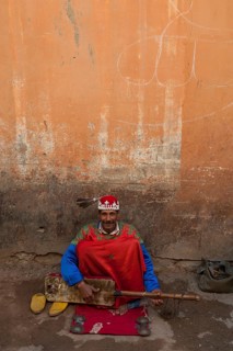 Traditional musician in the medina, man, music, street musician, street music, friendly, travel,