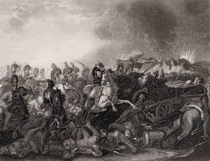The Night of Victory at Waterloo, Battle of Waterloo, 18 June 1815, Napoleonic Wars
