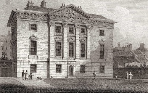 Excise Office, Drummond Place, Edinburgh, Scotland, Views in Edinburgh by J. & H. S. Storer