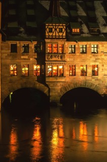 Heilig-Geist Spital an der Pegnitz in Nuremberg, Bavaria, Germany